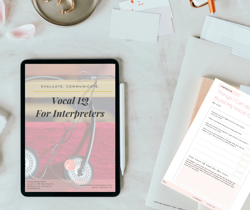 Thank you! Your Vocal IQ for Interpreters Workbook is in your inbox